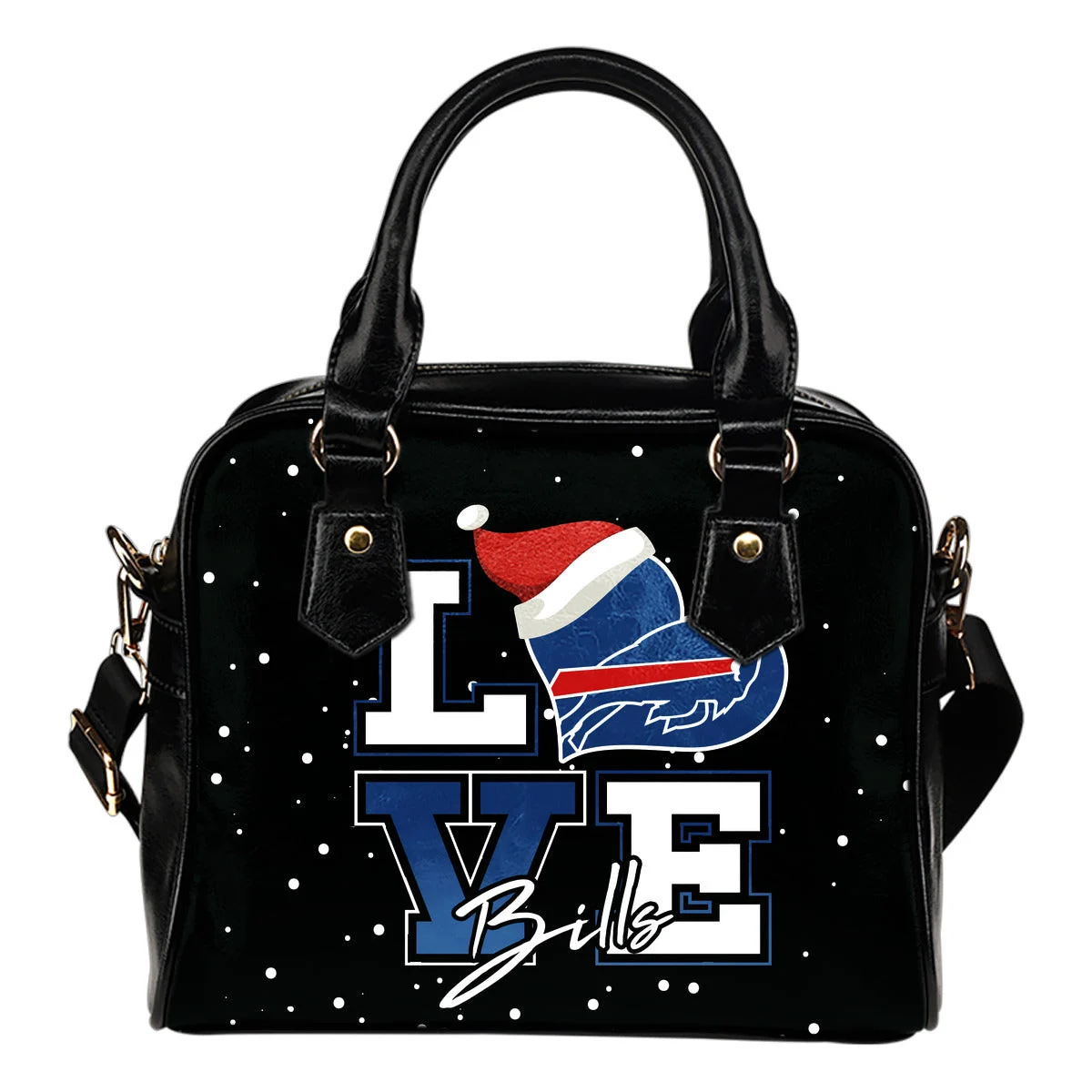 Love Word Christmas Sweet Buffalo Bills Shoulder Handbags Sb0801