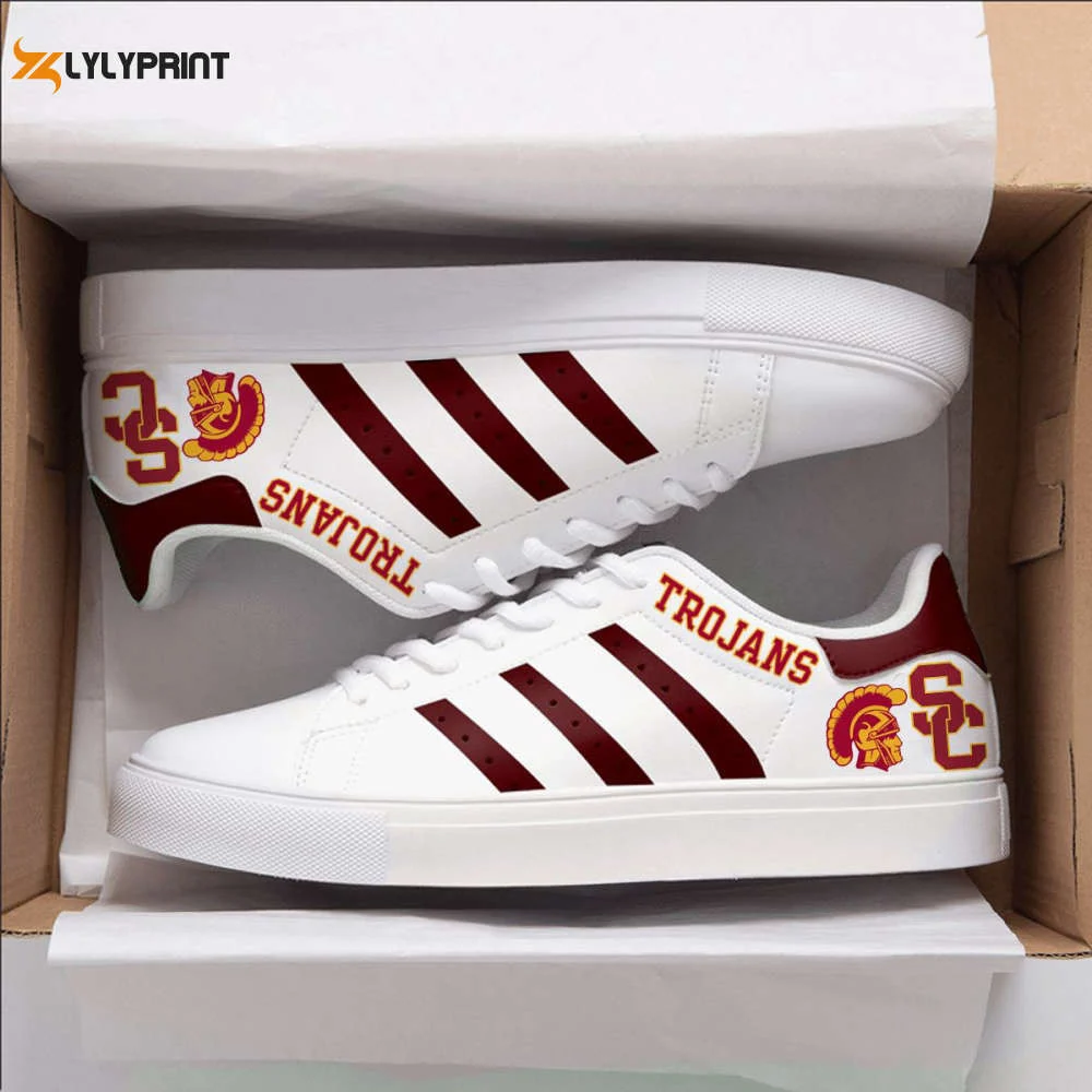 USC Trojan 7 Skate Shoes For Men Women Fans Gift ,Trendy Style Sneakers ST0801