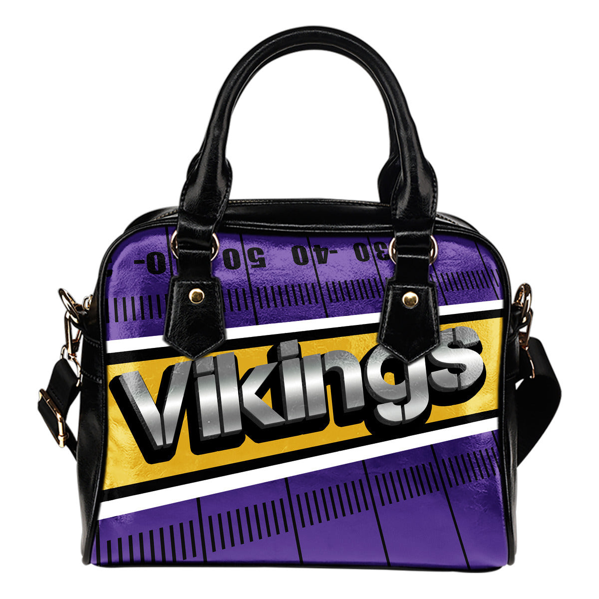 Minnesota Vikings Silver Name Colorful Shoulder Handbags Sb0801
