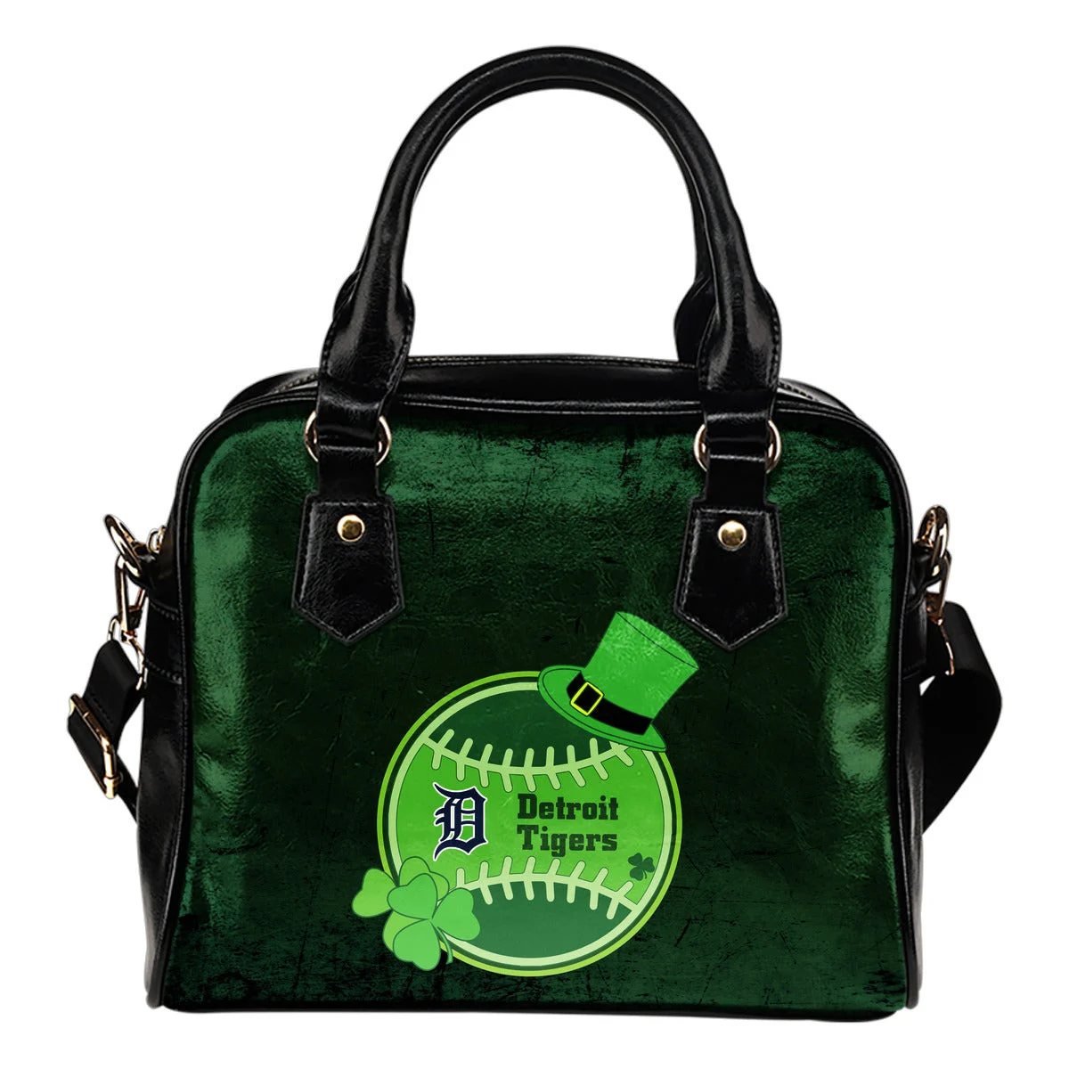 Signal Patrick's Day Pleasant Detroit Tigers Shoulder Handbags Sb0801