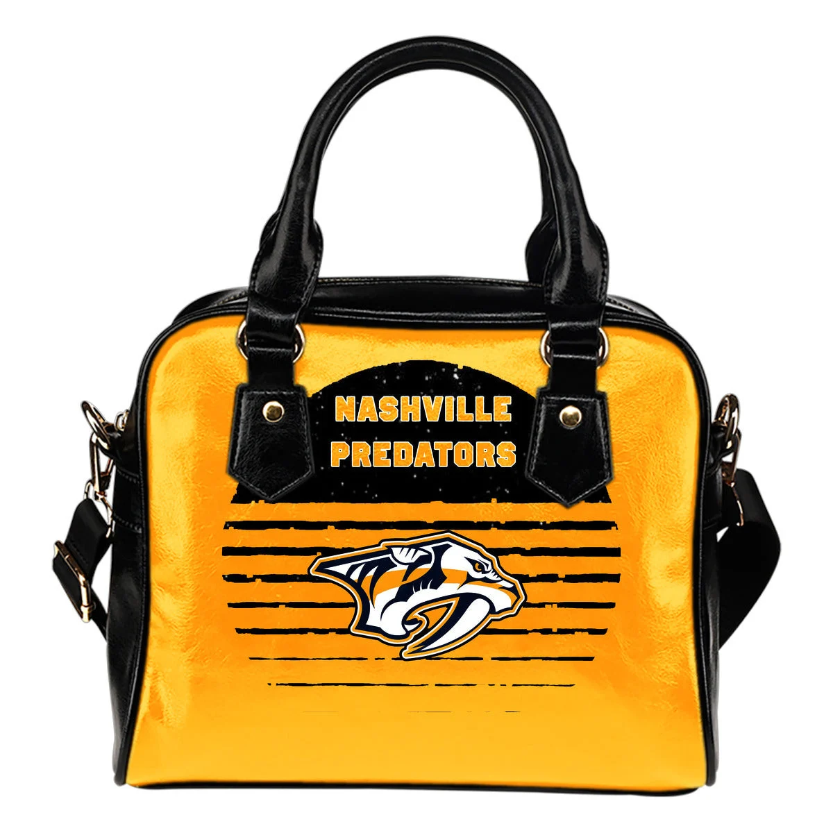 Back Fashion Round Charming Nashville Predators Shoulder Handbags Sb0801