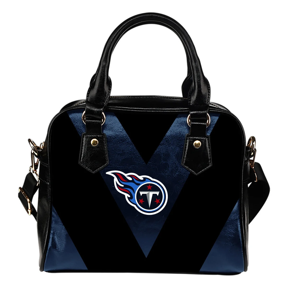 Triangle Double Separate Colour Tennessee Titans Shoulder Handbags Sb0801