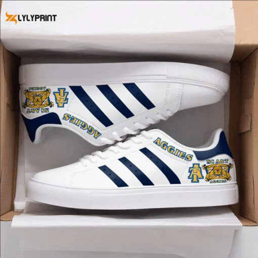 North Carolina A&T Aggies Skate Shoes For Men Women Fans Gift  ST0801
