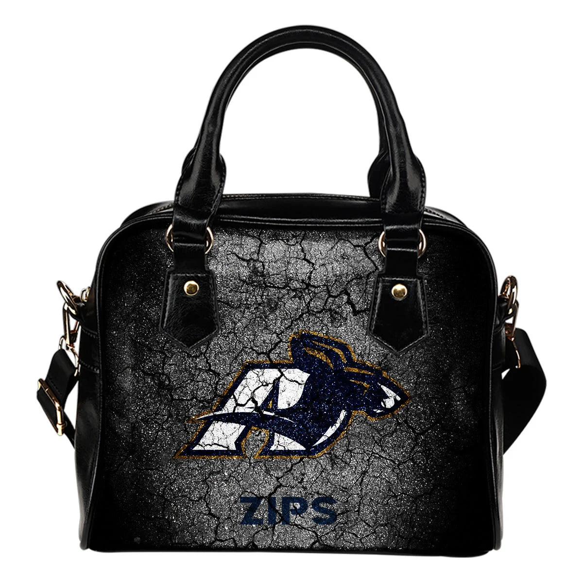 Wall Break Akron Zips Shoulder Handbags Women Purse Sb0801