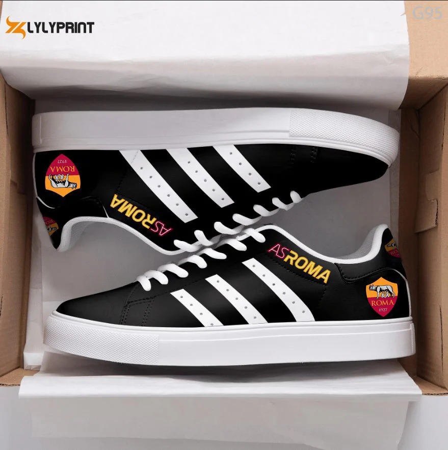As Roma 4 Skate Shoes For Men Women Fans Gift  ST0801