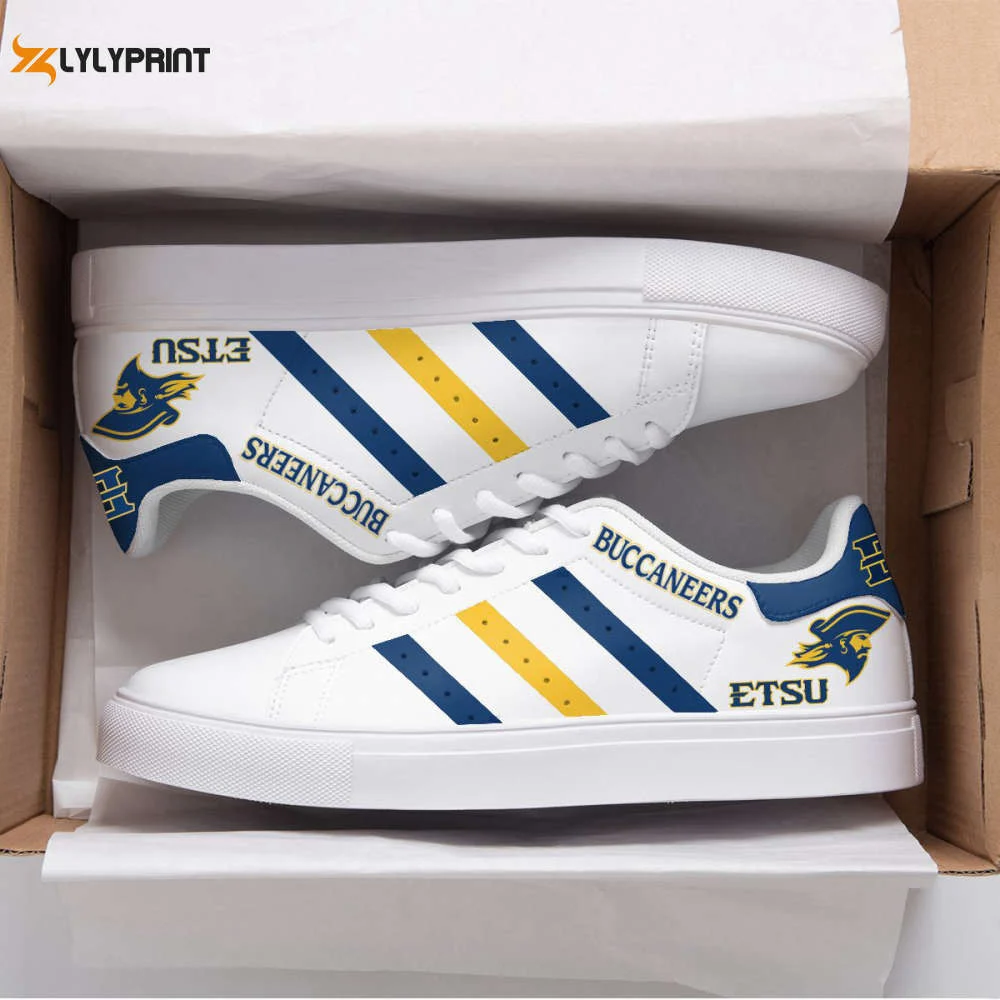 East Tennessee State Buccaneers 2 Skate Shoes For Men Women Fans Gift ,Trendy Style Sneakers ST0801