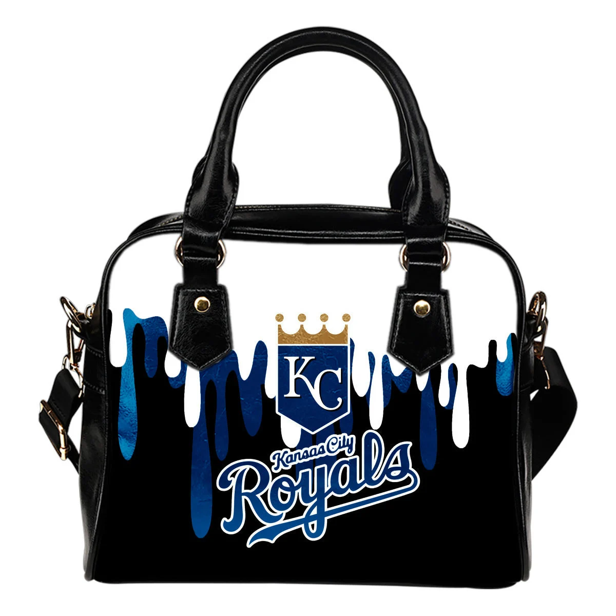 Color Leak Down Colorful Kansas City Royals Shoulder Handbags Sb0801