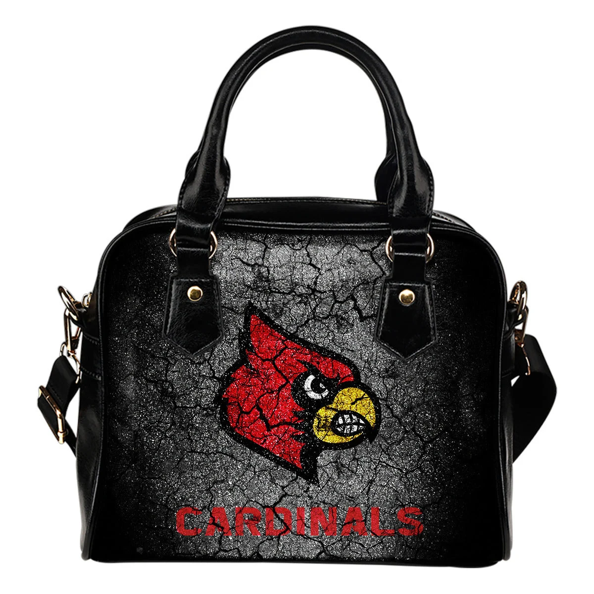 Wall Break Louisville Cardinals Shoulder Handbags Women Purse Sb0801