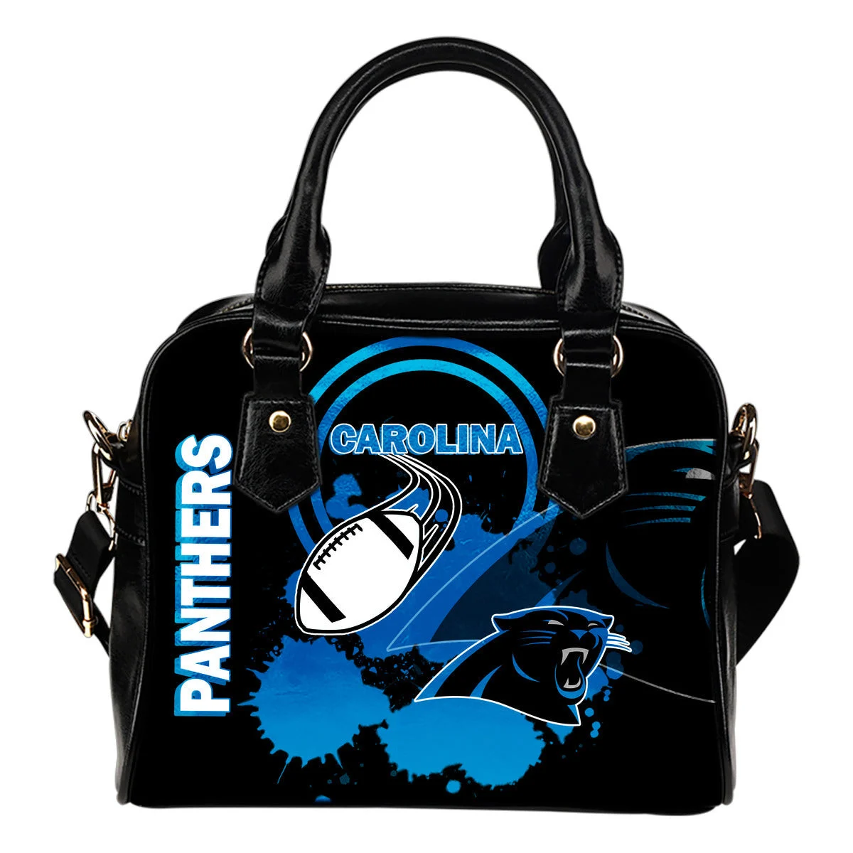 The Victory Carolina Panthers Shoulder Handbags Sb0801