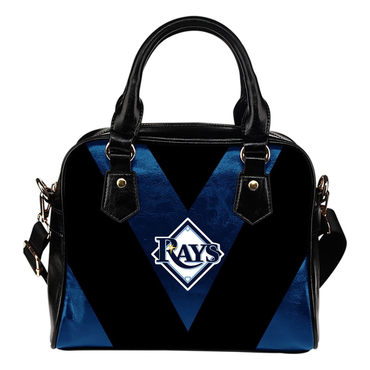 Triangle Double Separate Colour Tampa Bay Rays Shoulder Handbags Sb0801