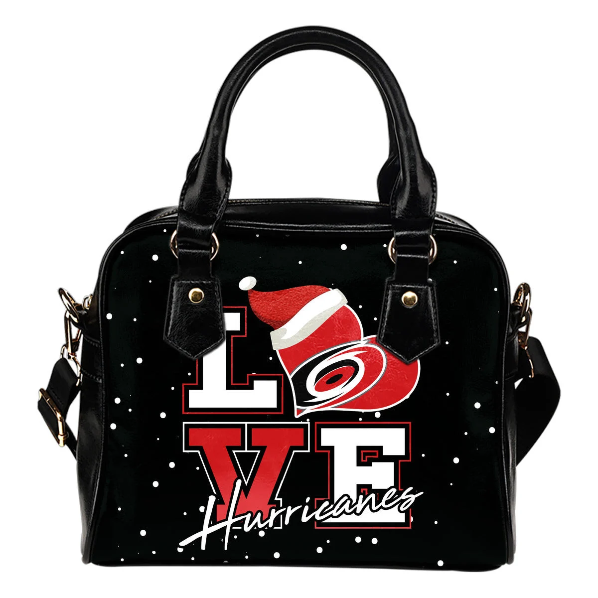 Love Word Christmas Sweet Carolina Hurricanes Shoulder Handbags Sb0801