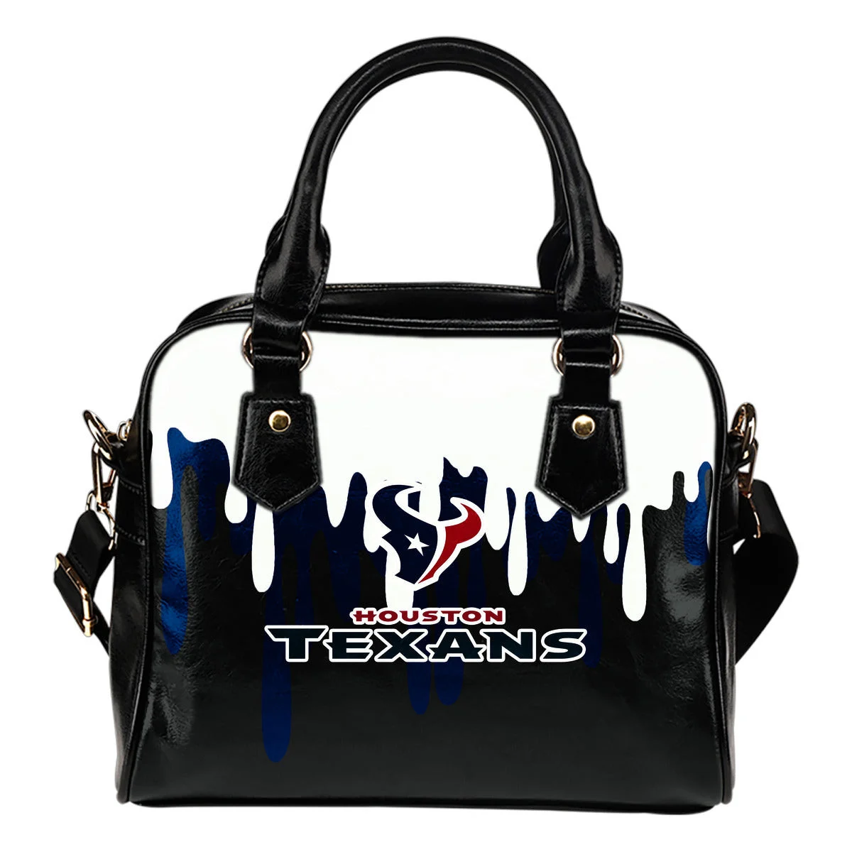 Color Leak Down Colorful Houston Texans Shoulder Handbags Sb0801