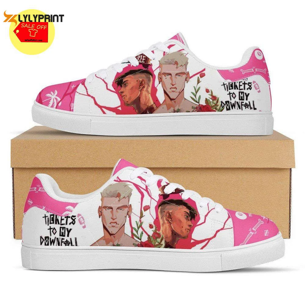 Machine Gun Kelly Skate Shoes For Men Women Fans Gift  ST0801