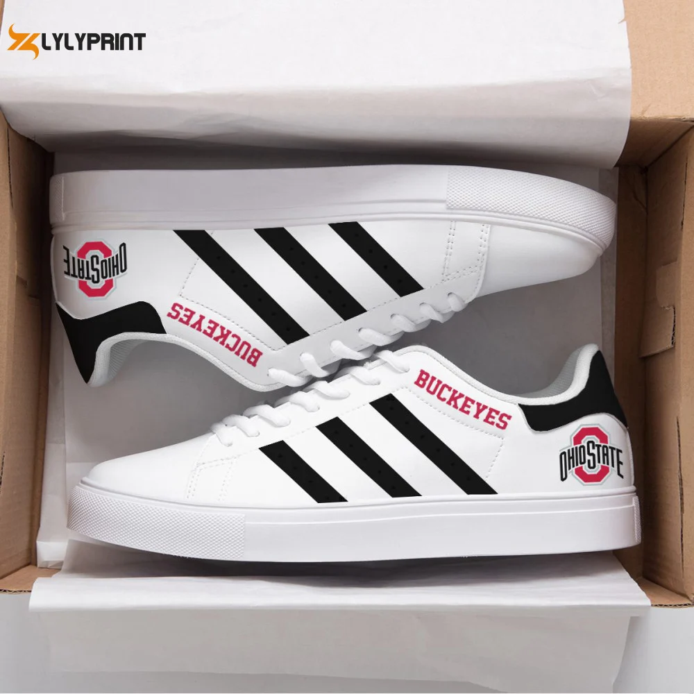 Ohio State Buckeyes Skate Shoes For Men Women Fans Gift  ST0801