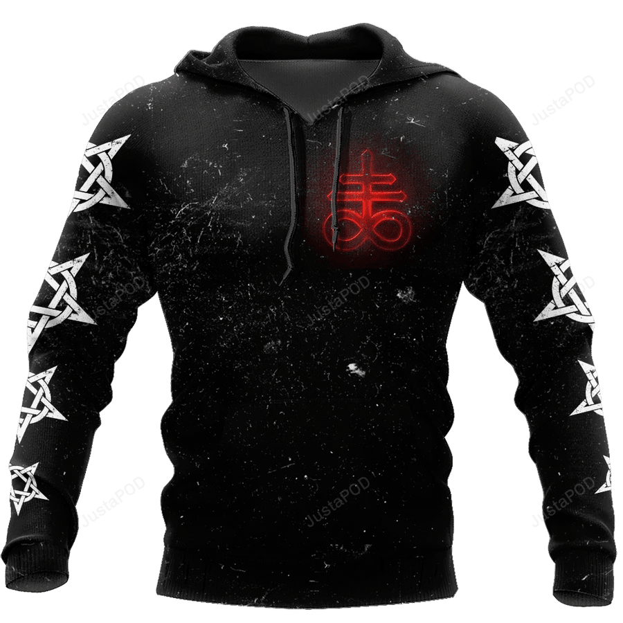 The Satanic Baphomet 3D All Over Printed Hoodie, Zip- Up Hoodie HZ0501