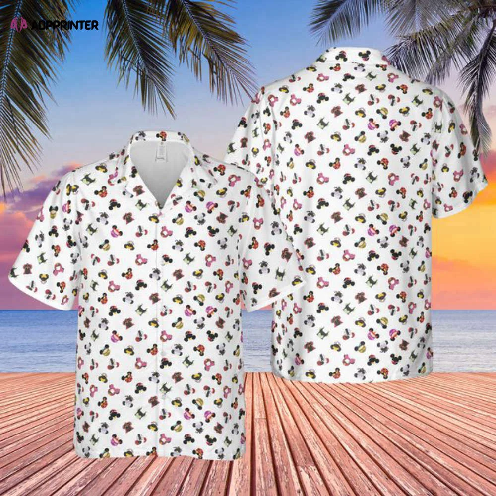 Disney Villains Mouse Ears Hawaiian Shirt HW0601