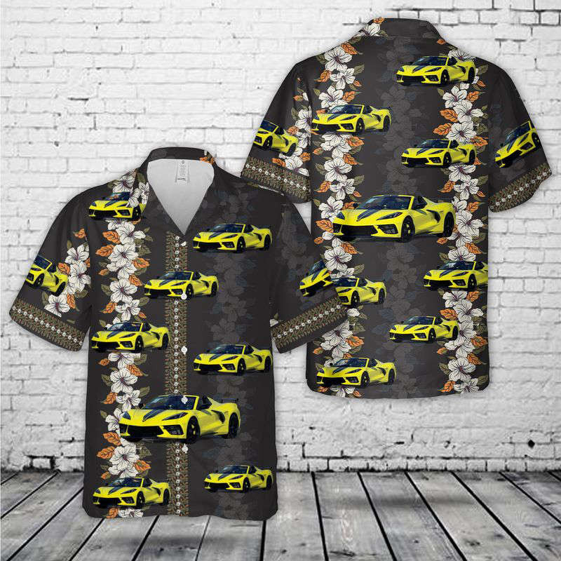 2023 Chevrolet Corvette IMSA GTLM C8.R Hawaiian Shirt, Gift For Men Women HW0601