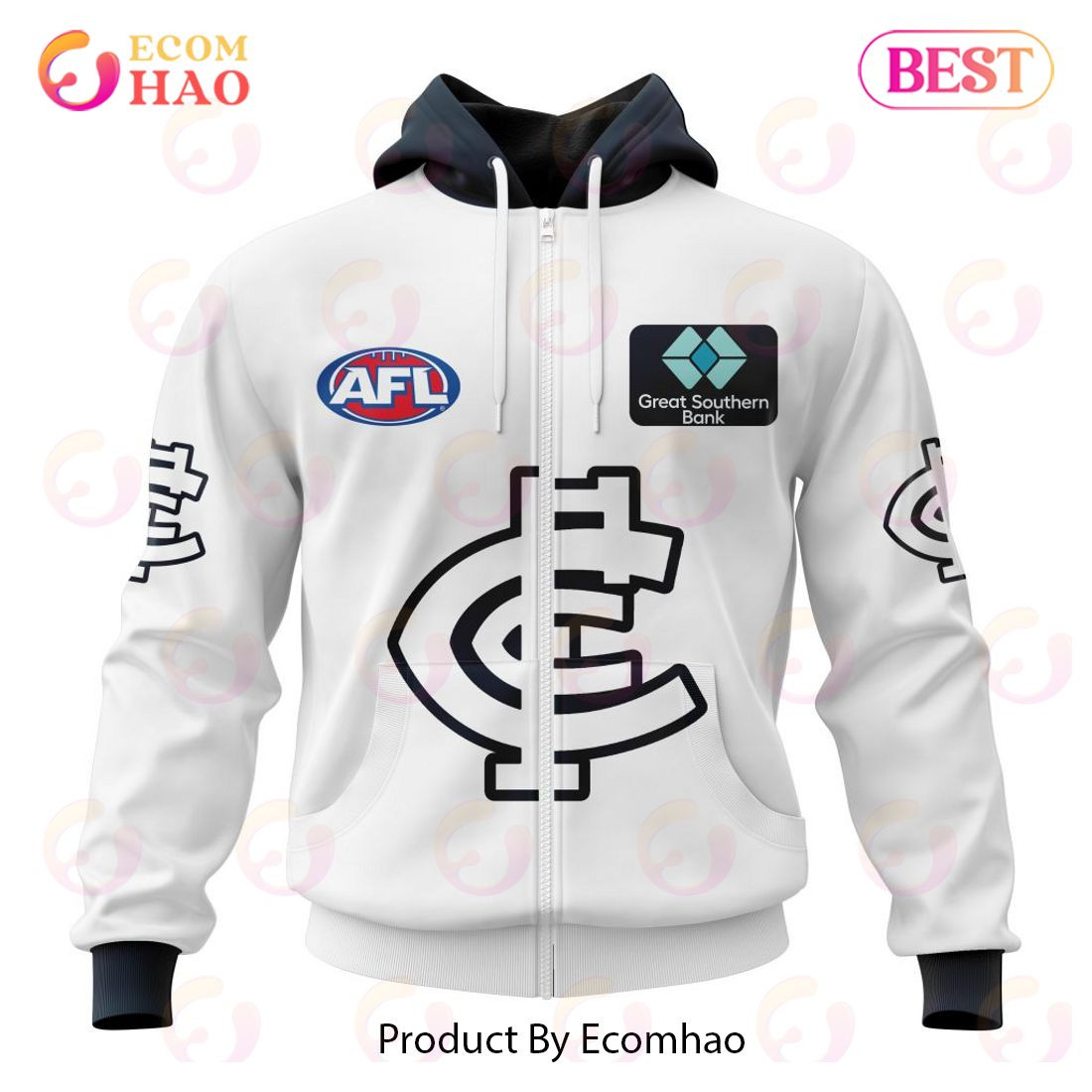 AFL Carlton Football Club Clash Kits 2023 3D Hoodie, Zip Hoodie, Man - Women, Warm, Premium Quality HZ0501