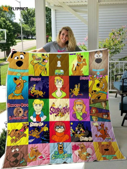 Scooby Doo 1a Quilt Blanket For Fans Home Decor Gift , Soft Quilt, King Size, All Season Cozy Quilt QB0901