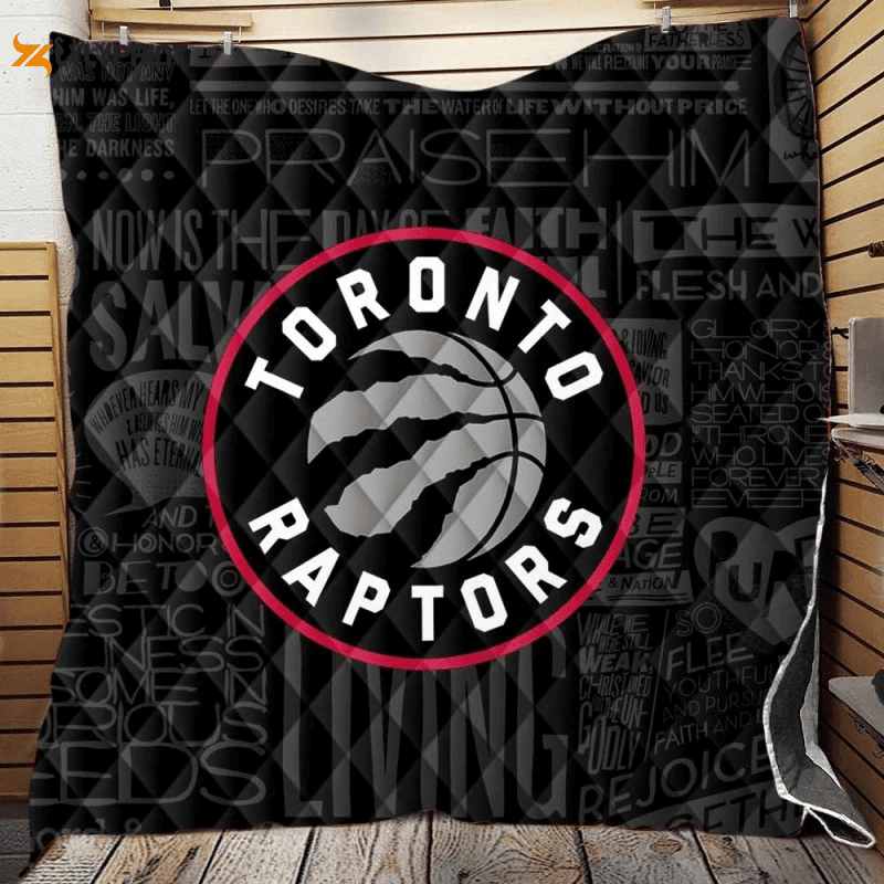 Popular Basketball Team Toronto Raptors 3D Full Printing Quilt Home Decor 2024 Gifts Home Decor 2024 Gifts , Soft Quilt, King Size, All Season Cozy Quilt QB0901