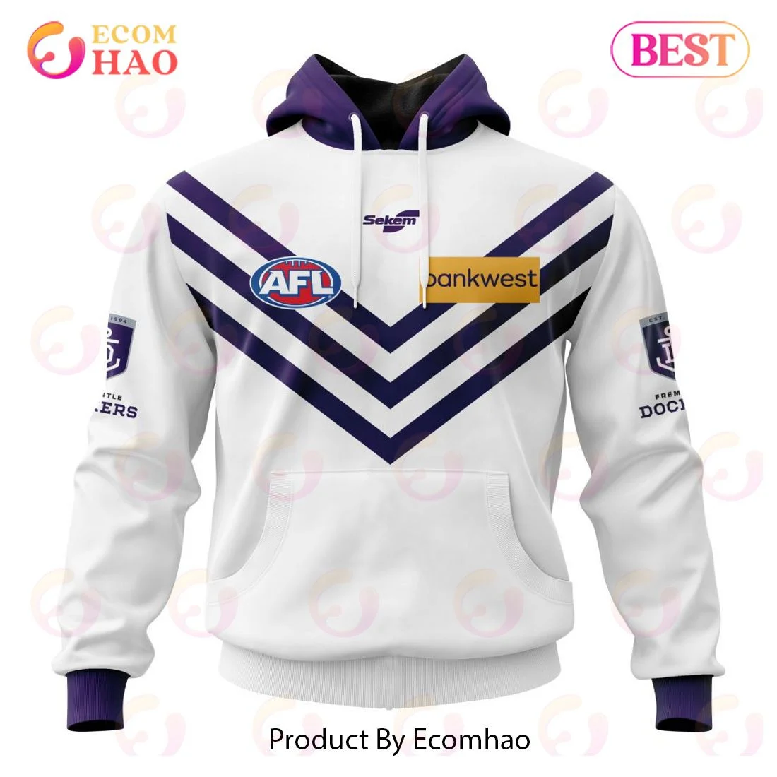 AFL Fremantle Dockers Clash Kits 2023 3D Hoodie, Zip Hoodie, Man - Women, Warm, Premium Quality HZ0501