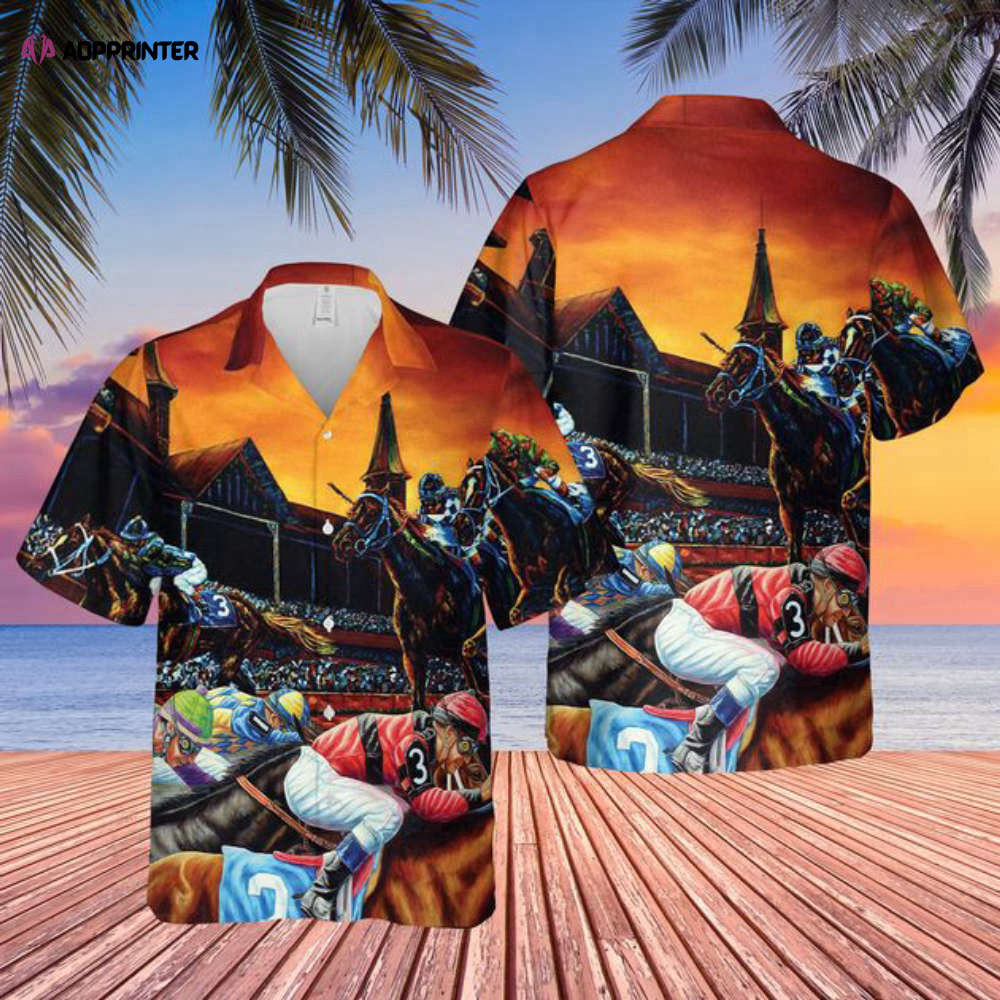 Kentucky Derby Horse Racing Hawaiian Shirt Summer Hot 2023 HW0601