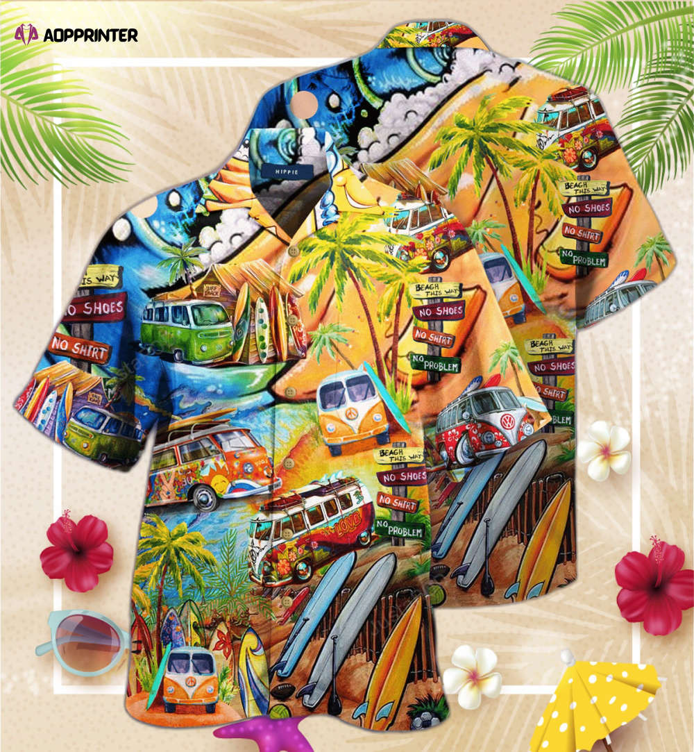 Happy As A Hippie Hawaiian Shirt, Gift For Men And Women HW0601