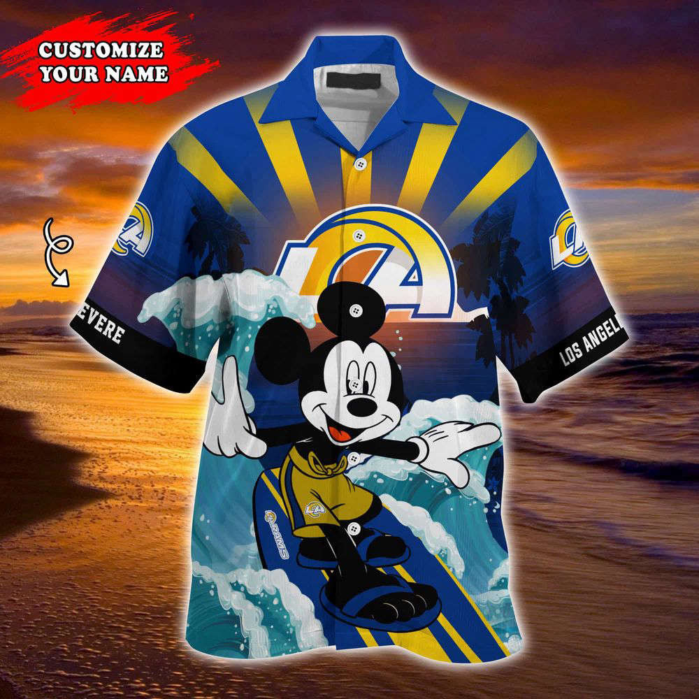 Los Angeles Rams NFL-Summer Customized Hawaii Shirt For Sports Fans HW0601