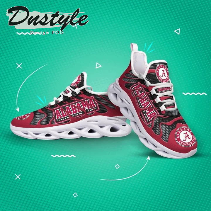 NCAA Alabama Crimson Tide Max Soul Shoes V8 for Women and Men MS0601