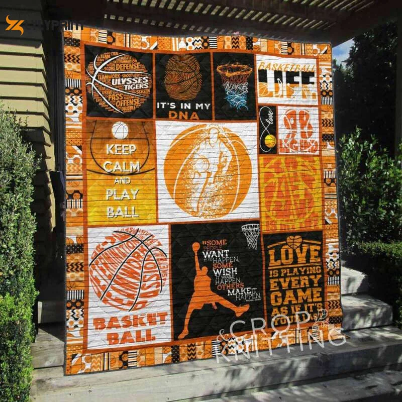 Basketball 3D Customized Quilt Blanket For Fans Home Decor Gift ,  Soft Quilt, King Size, All Season Cozy Quilt QB0901