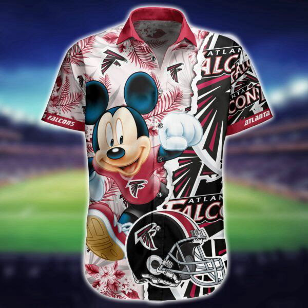 NFL Atlanta Falcons Hawaiian Shirt Short Mickey Summer HW0601