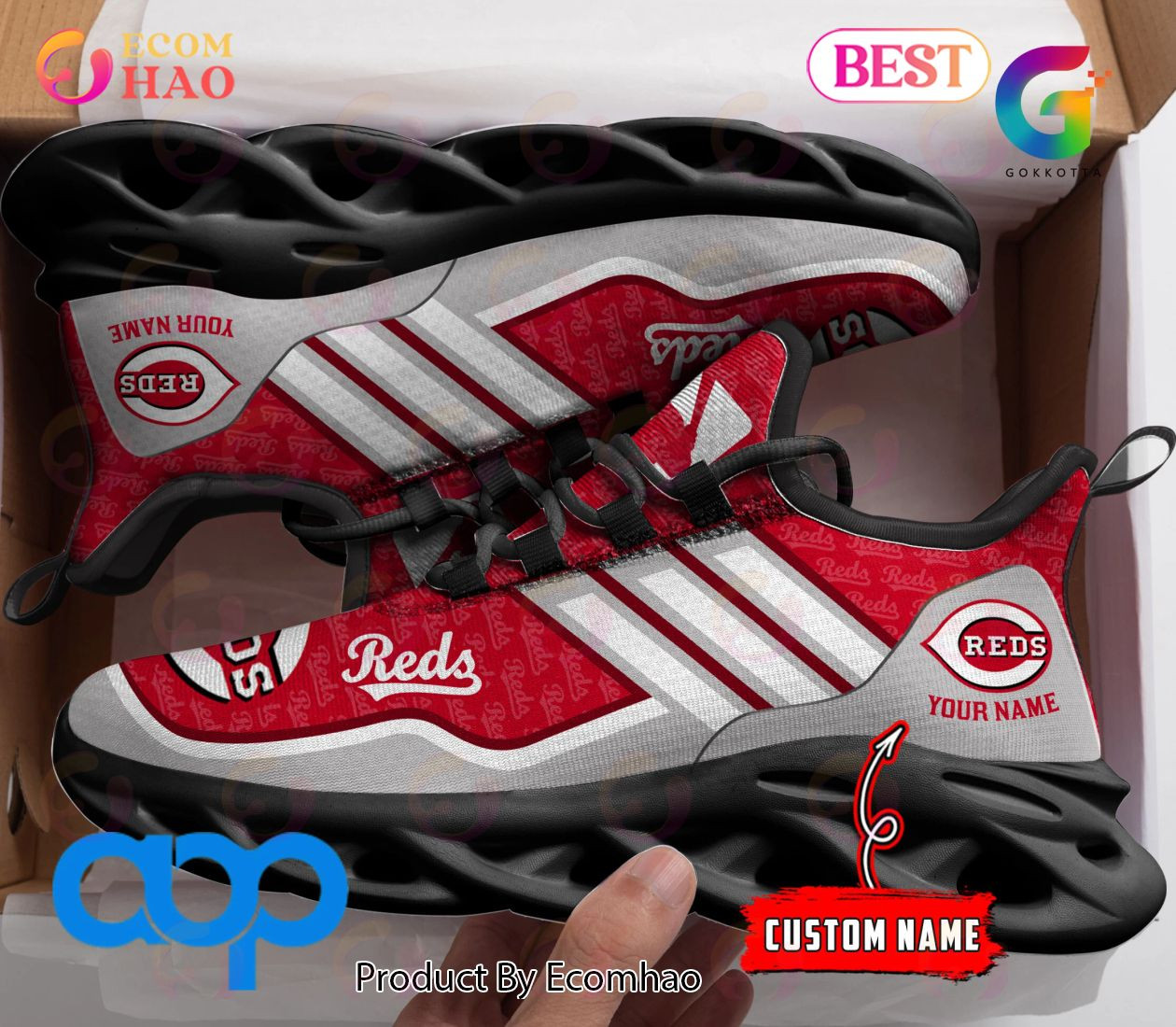 MLB Cincinnati Reds New Clunky Max Soul Sneaker, Shoes  Unisex sneakers MS0601