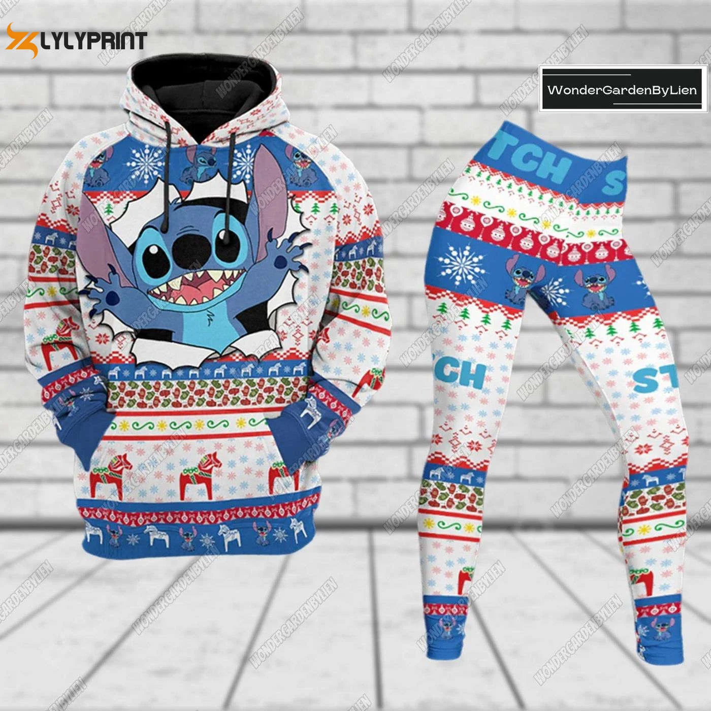 Disney Stitch Halloween Legging Hoodie Unisex Cartoon Hoodie Women s Leggings & Horror Gift for Girlfriend HZ0501