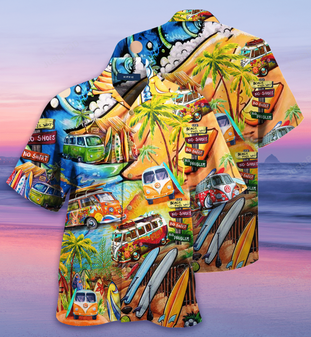 Amazing Happy As A Hippie Hawaiian Shirt, Gift For Men And Women HW0601
