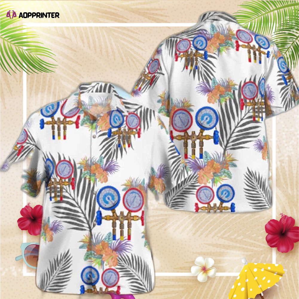 Awesome HVAC Tech AOP Hawaii Shirt, Gift For Men Women HW0601