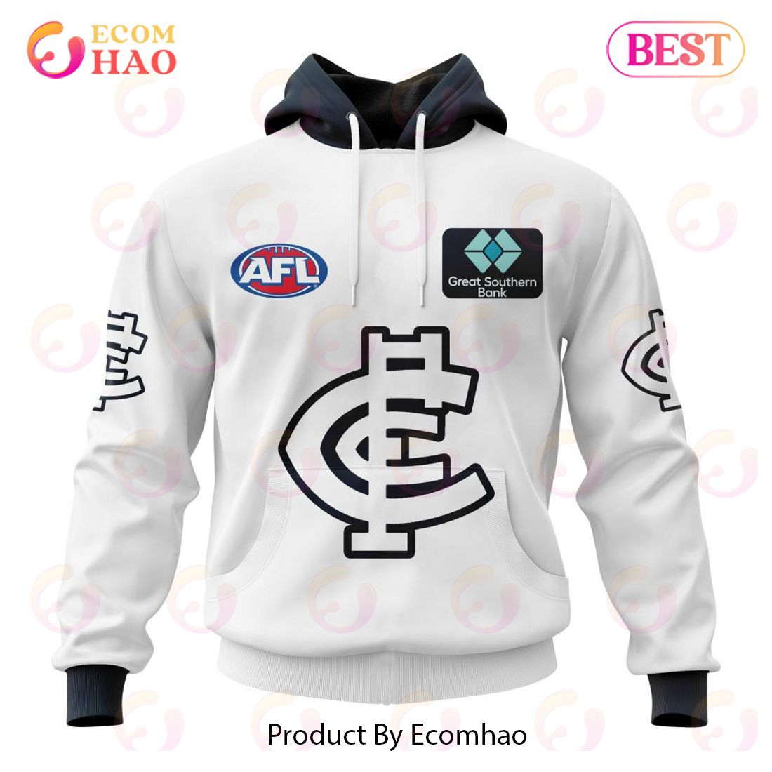 AFL Carlton Football Club Clash Kits 2023 3D Hoodie, Zip Hoodie, Man - Women, Warm, Premium Quality HZ0501