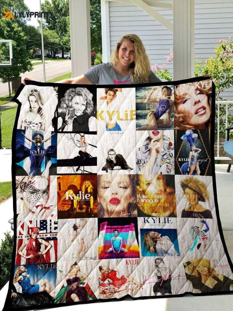 Kylie Minogue 1 Quilt For Fans Home Decor Gift , Soft Quilt, King Size, All Season Cozy Quilt QB0901