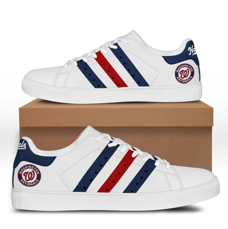 MLB Washington Nationals Stan Smith Shoes V6 Men Women, Trendy Style Sneakers ST0801