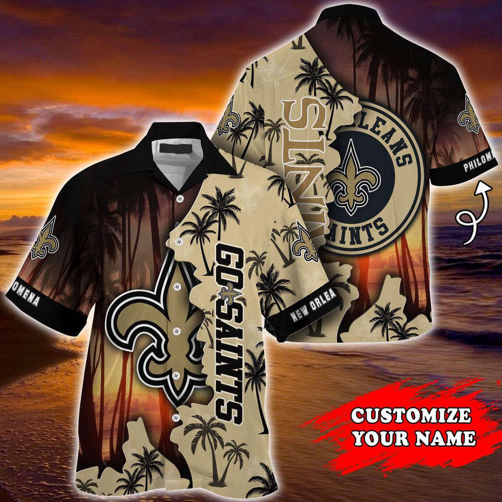 New Orleans Saints NFL-Customized Summer Hawaii Shirt For Sports Enthusiasts HW0601