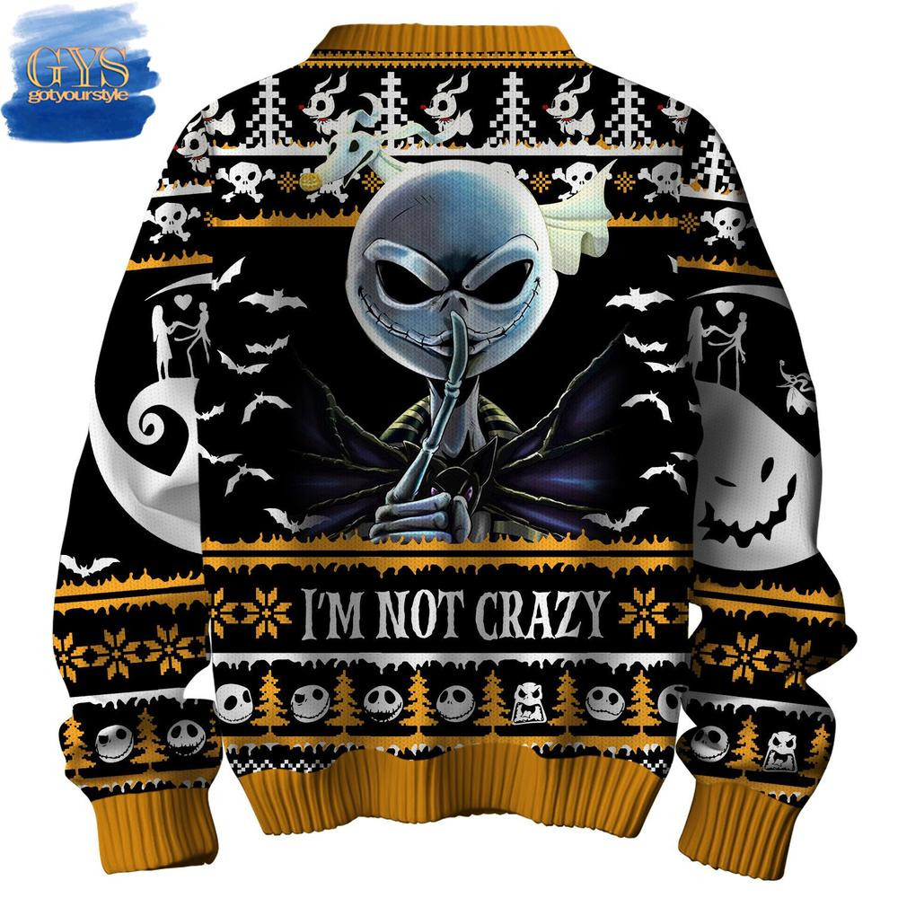 Skellington Pumpkin King Christmas Ugly Sweater , Cozy Soft Unisex Pullover SW0601
