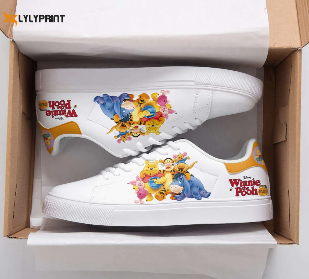 Winnie the pooh Skate Shoes For Men Women Fans Gift  ST0801