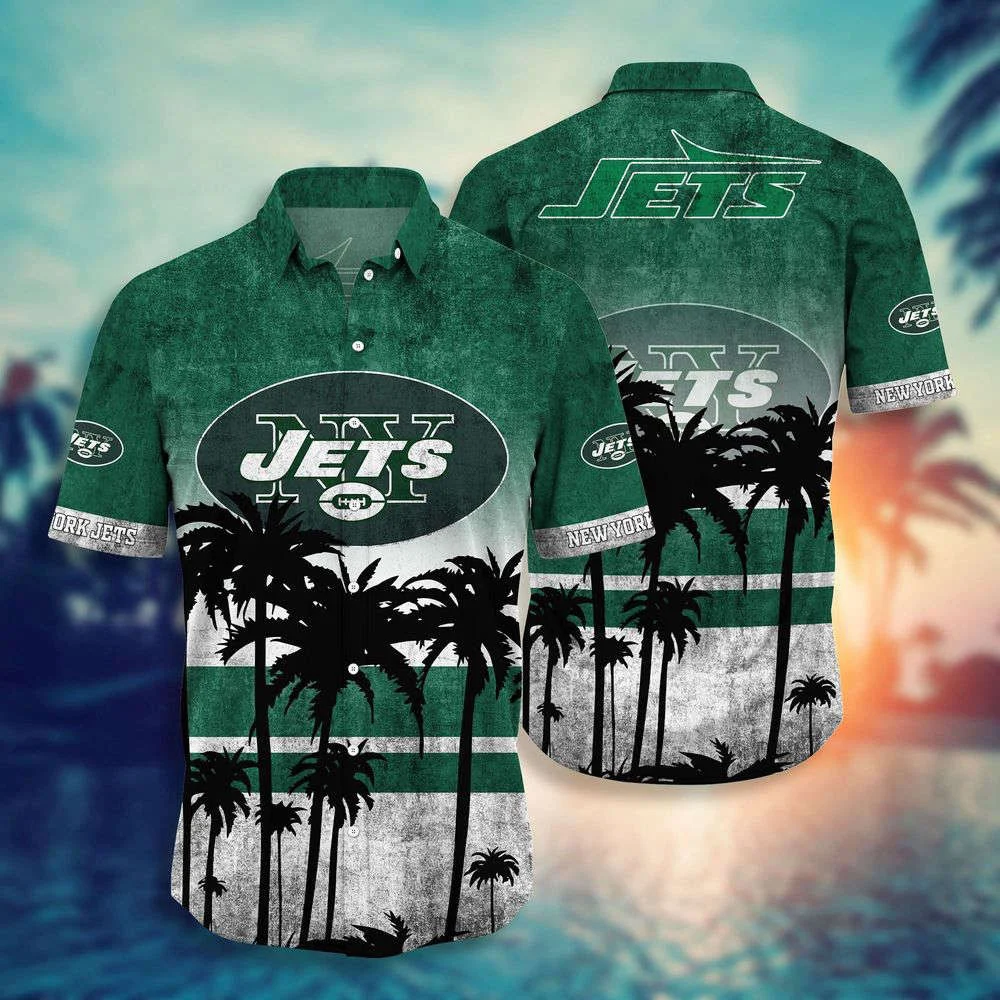 New York Jets NFL-Hawaii Shirt Short Style Hot Trending Summer For Men And Women HW0601
