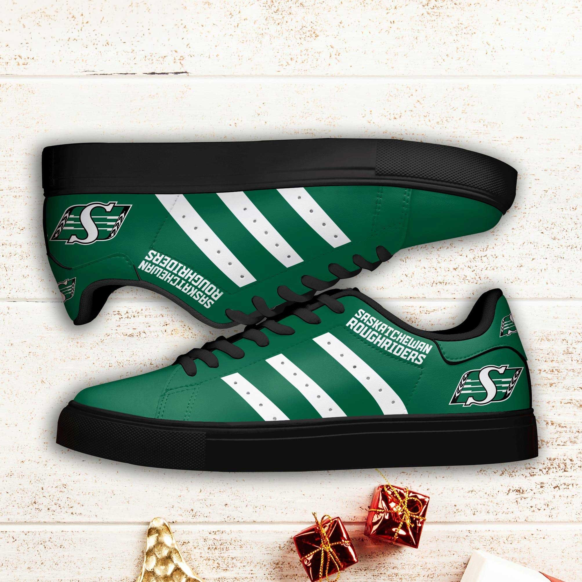 CFL Saskatchewan Roughriders Green Stan Smith Shoes , Trendy Style Sneakers ST0801