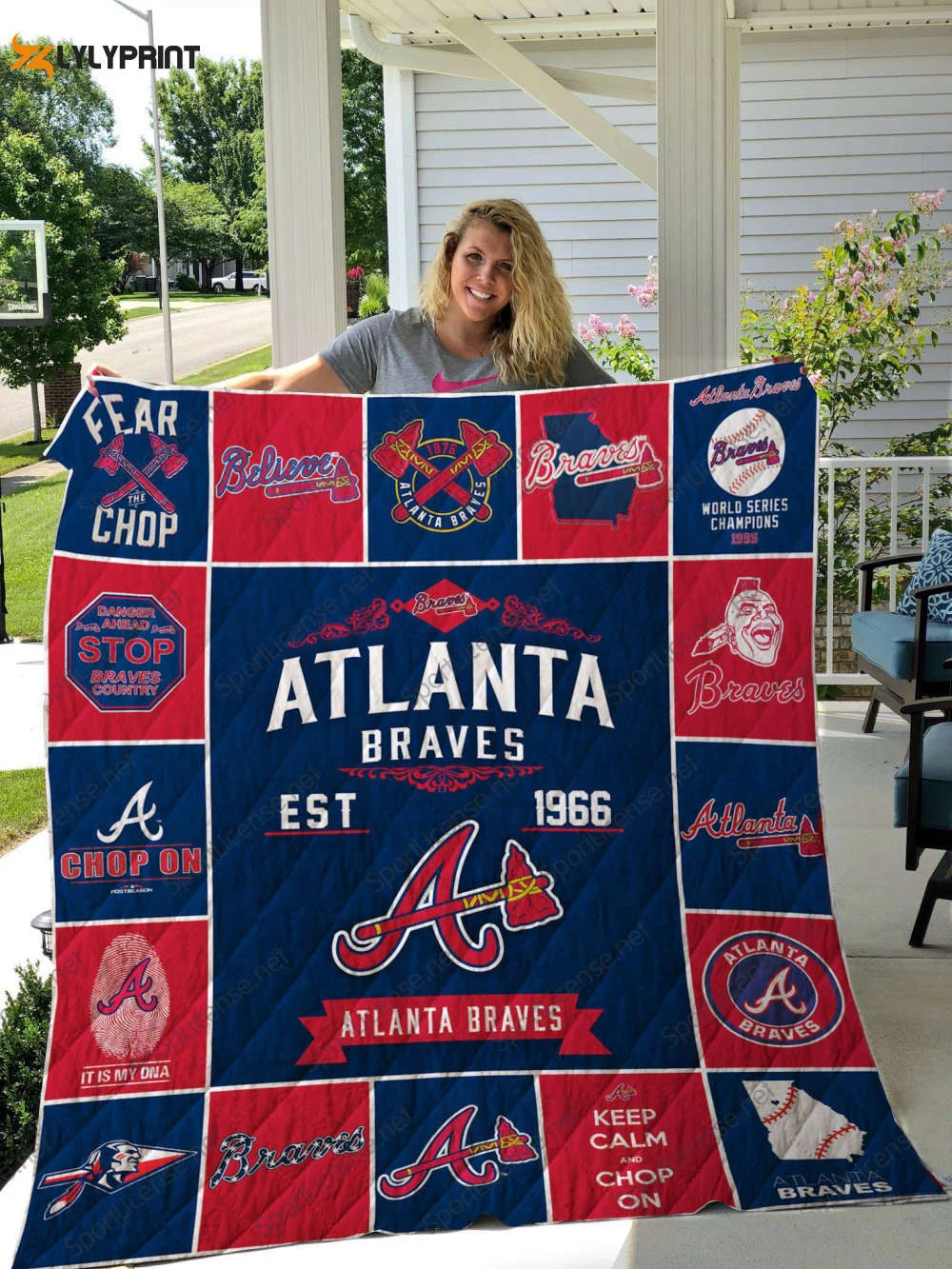 Atlanta Braves 3 Quilt Blanket For Fans Home Decor Gift , Soft Quilt, King Size, All Season Cozy Quilt QB0901