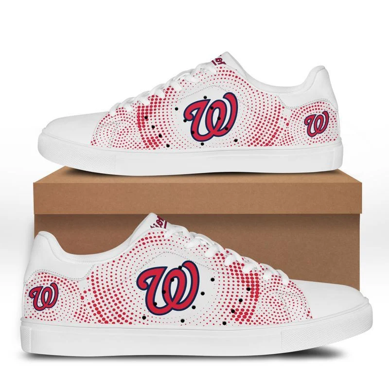 MLB Washington Nationals Stan Smith Shoes V3 Men Women, Trendy Style Sneakers ST0801