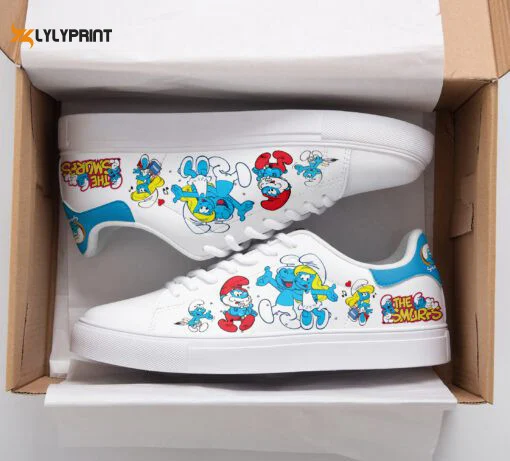 The Smurfs Skate Shoes For Men And Women Fans Gift  ST0801