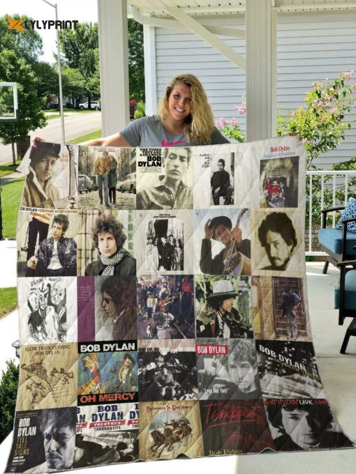 Bob Dylan 1 Quilt Blanket For Fans Home Decor Gift , Soft Quilt, King Size, All Season Cozy Quilt QB0901