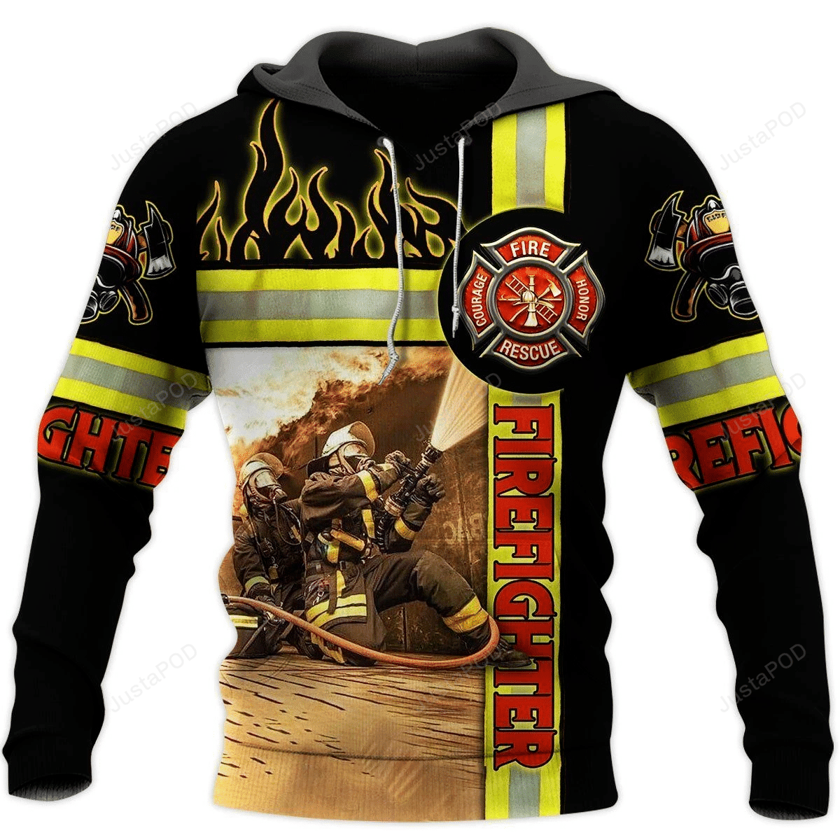 Im A Firefighter 3D All Over Printed Hoodie, Zip- Up Hoodie HZ0501