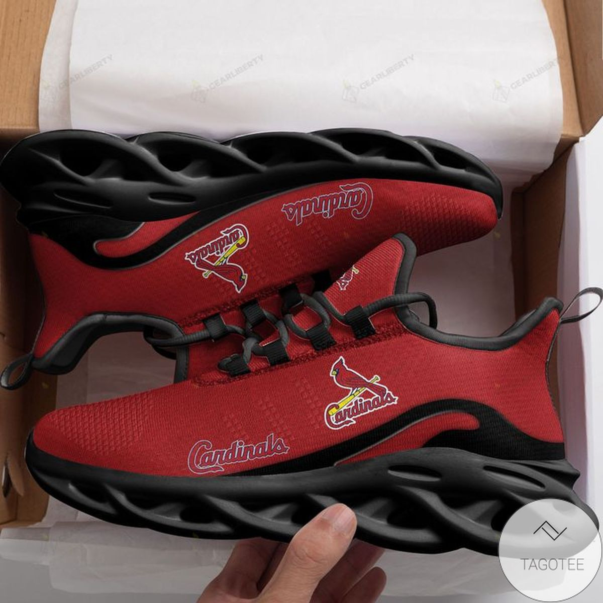 Custom MLB St. Louis Cardinals Max Soul Shoes V1 Store MS0601