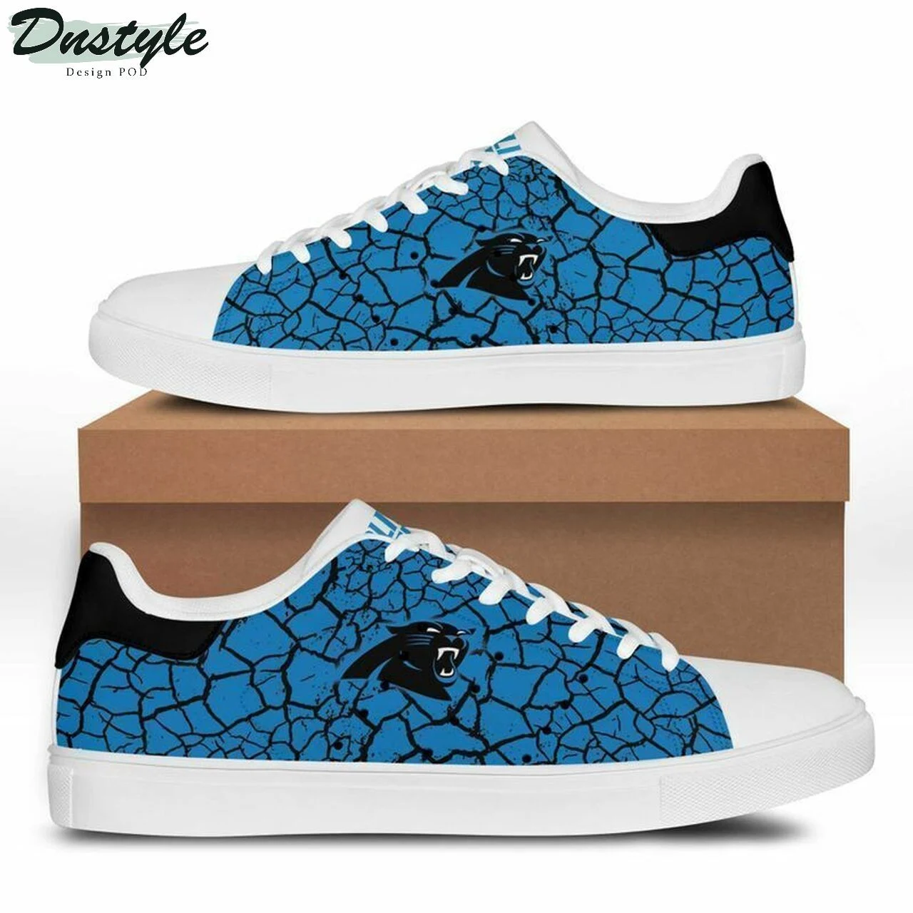 NFL Carolina Panthers Blue Stan Smith Shoes for Women and Men, Trendy Style Sneakers ST0801